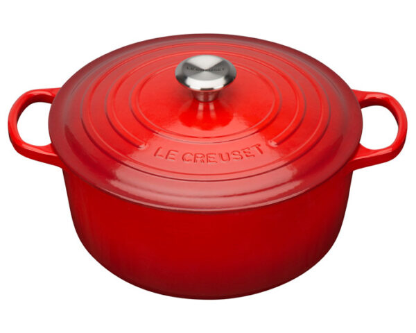 Le Creuset Signature Gryta Rund 4,2 L Ø 24 cm Cerise