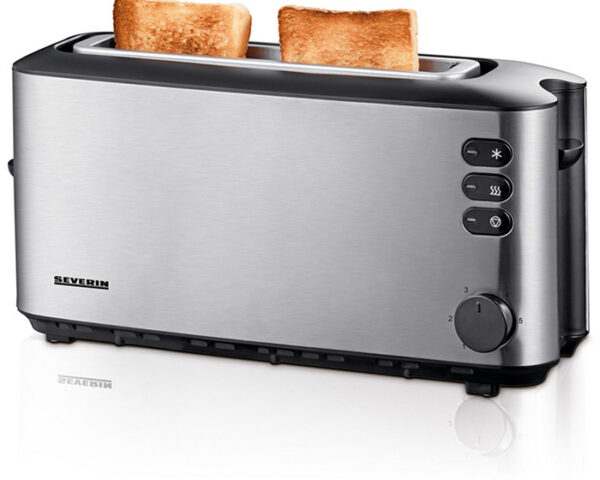 Severin Brödrost 2 Skivor Long Slot Rostfri
