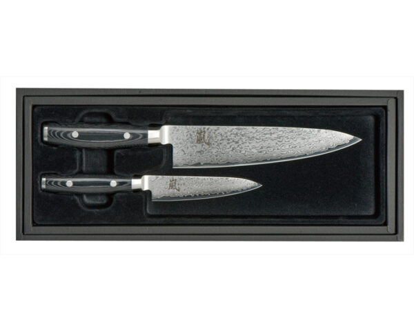 Yaxell Ran Set 2 Delar Kockkniv 20 cm + Allkniv 12 cm