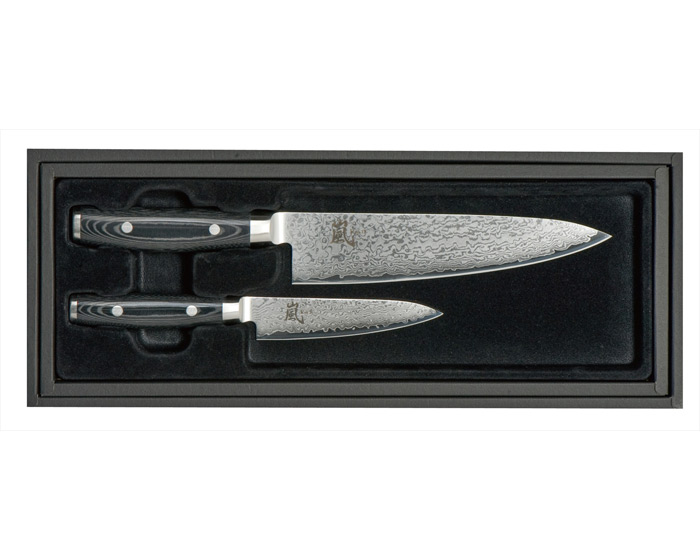Yaxell Ran Set 2 Delar Kockkniv 20 cm + Allkniv 12 cm