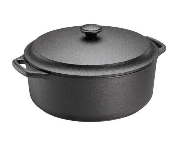 Skeppshult Gryta Rund Med Gjutjärnslock 5,5 L Ø 28 cm