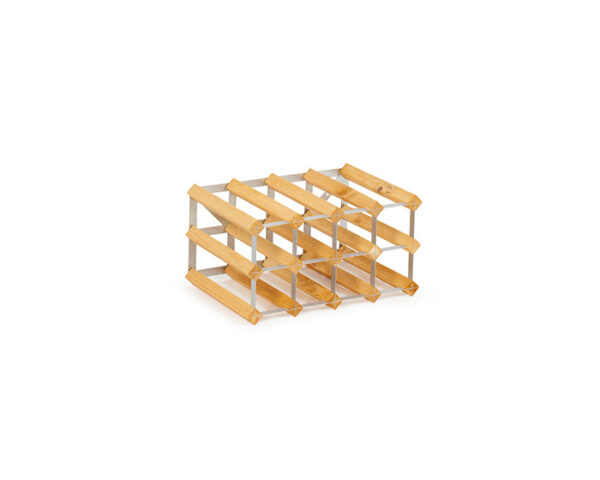 Traditional Wine Racks Vinställ 12 Flaskor Ljus Bets