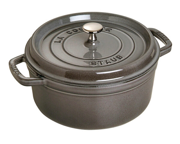 Staub Gryta Rund 5,2 L Ø 26 cm Grå