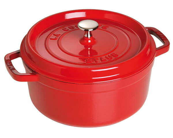 Staub Gryta Rund 5,2 L Ø 26 cm Röd