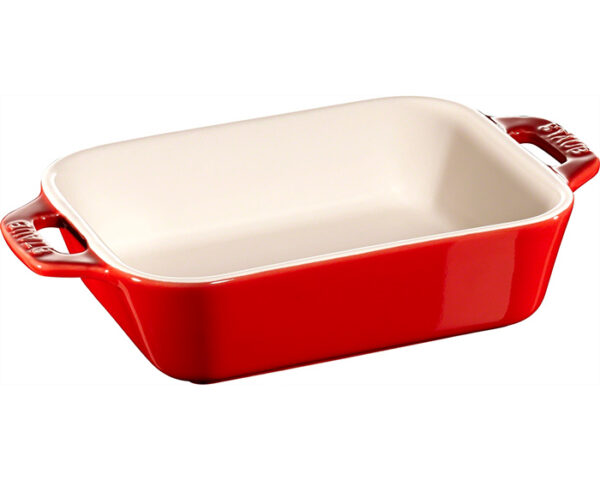Staub Ugnsform Rektangulär 14x11 cm Röd