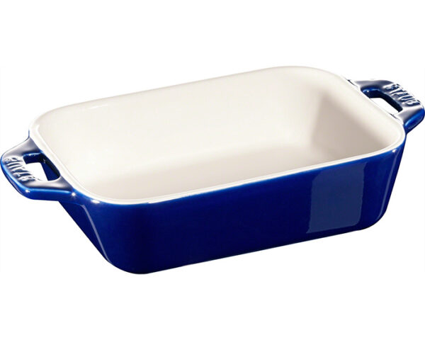 Staub Ugnsform Rektangulär 14x11 cm Blå