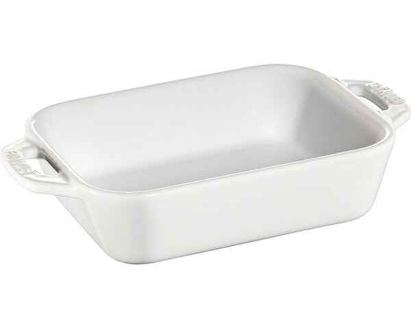 Staub Ugnsform Rektangulär 14x11 cm Vit