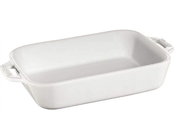 Staub Ugnsform Rektangulär 20x16 cm Vit