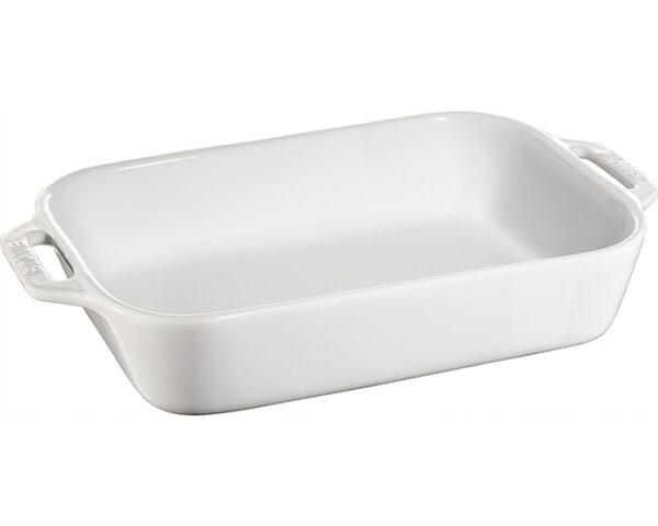 Staub Ugnsform Rektangulär 27x20 cm Vit