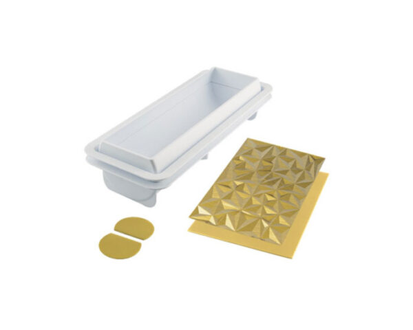 Silikomart 3Design Bakform Bûche Diamant 25x8 cm