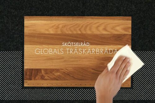 Skötselråd – Globals Träskärbrädor
