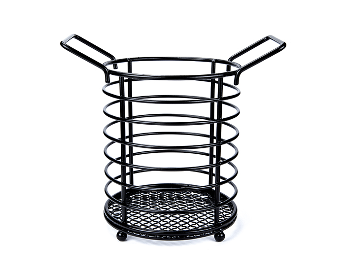 Exxent Bestickkorg Ø 10 cm Svart