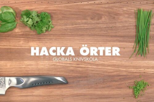Globals knivskola: Hacka örter