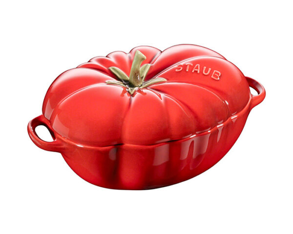 Staub Tomatgryta Mini Stengods 0,5 L Röd