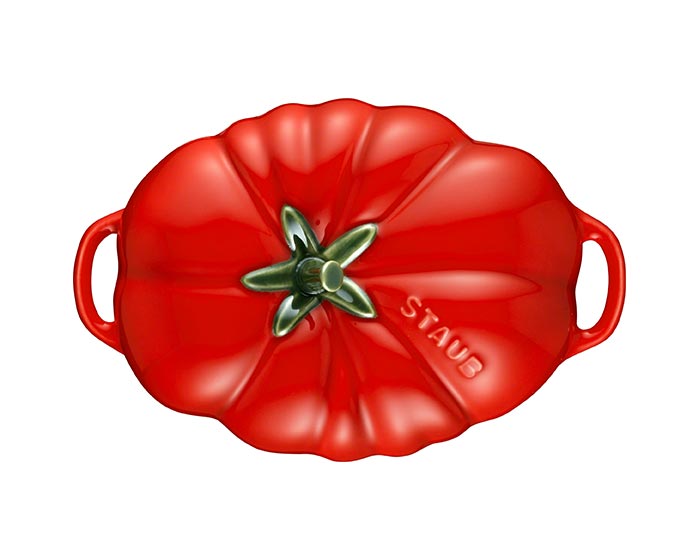 Staub Tomatgryta Mini Stengods 0,5 L Röd - Bild 3