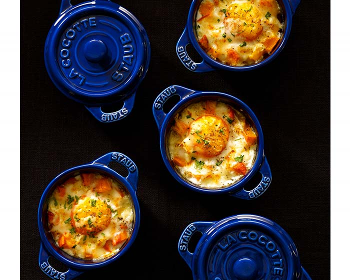 Staub Minigryta 0,25 L Ø 10 cm Blå - Bild 2