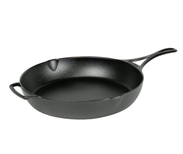 Lodge Blacklock Stekpanna Med Hällpipar 30 cm