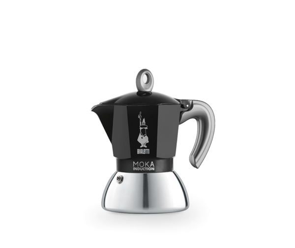 Bialetti Mokabryggare Induktion 2 Koppar Svart/ Silver