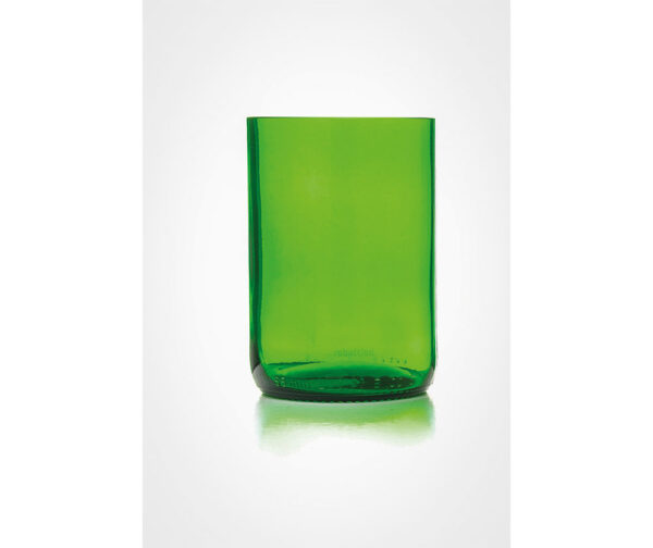 Rebottled Tumblerglas av Vinflaskor Grön 2-pack
