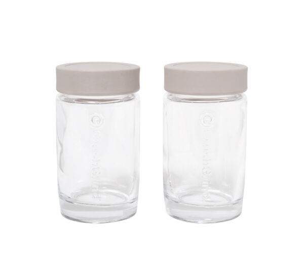 CrushGrind Vaasa Förvaringsburkar 2-pack Vit
