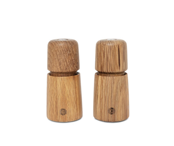 CrushGrind Stockholm Salt & Pepparkvarn 2-pack Oljad Ek