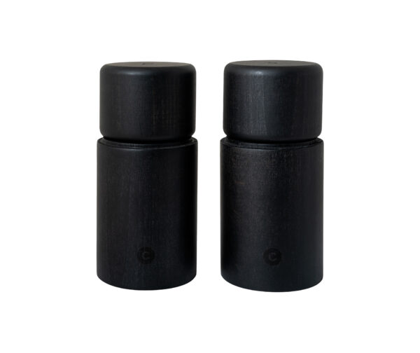 CrushGrind Bergen Salt & Pepparkvarn 12 cm 2-pack Svart