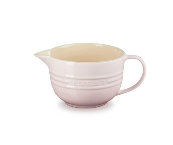 Le Creuset Beredningsskål Med Hällpip I Stengods Shell Pink