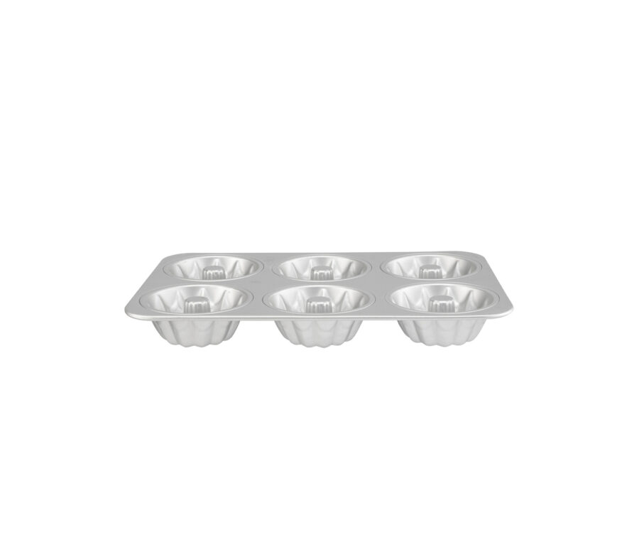 Heirol Bakform Mini Räfflad Anodiserad Aluminium