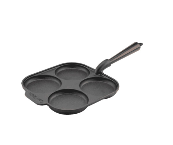 Carl Victor Äggpanna Gjutjärn 22 cm Trähandtag Betsad Bok