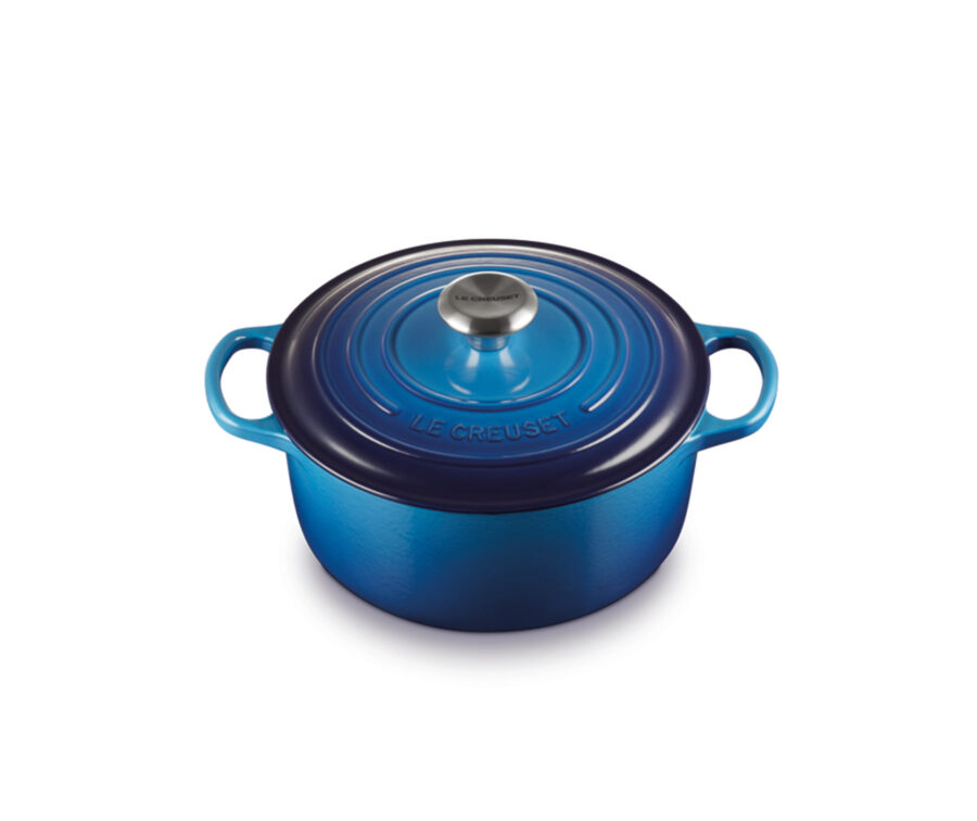 Le Creuset Signature Gryta Rund 4,2 L Ø 24 cm Azure - Bild 2