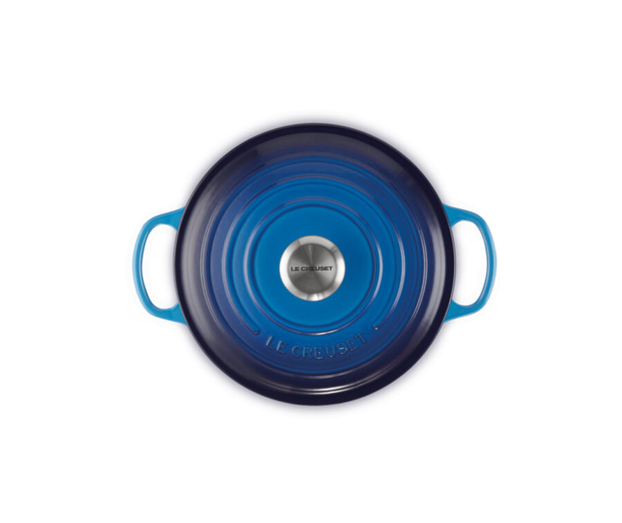 Le Creuset Signature Gryta Rund 4,2 L Ø 24 cm Azure - Bild 3