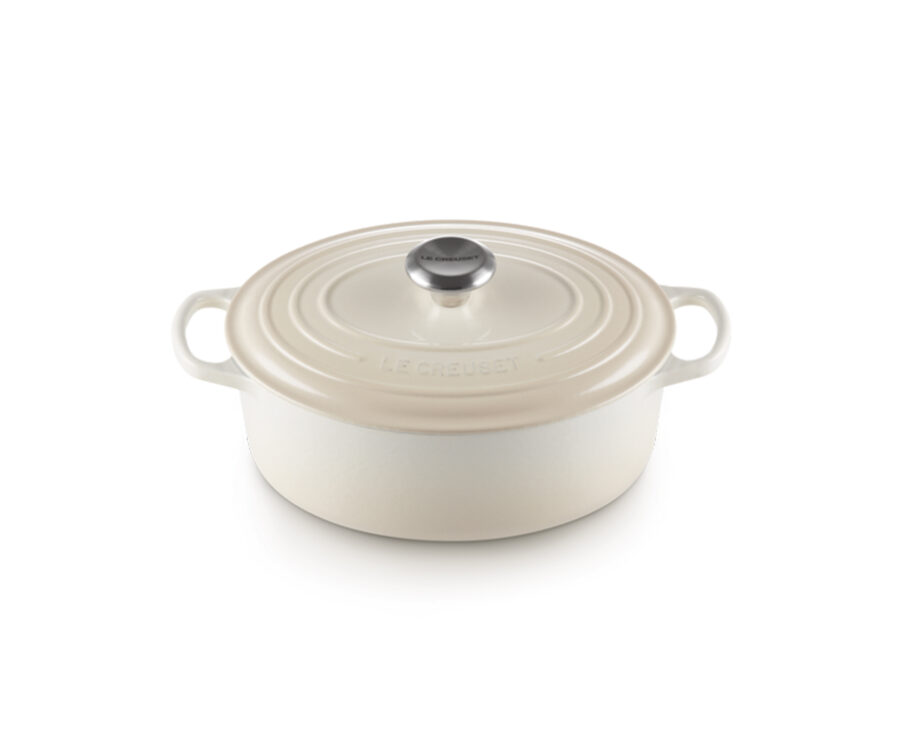 Le Creuset Signature Gryta Oval 4,1 L 27 cm Meringue - Bild 2