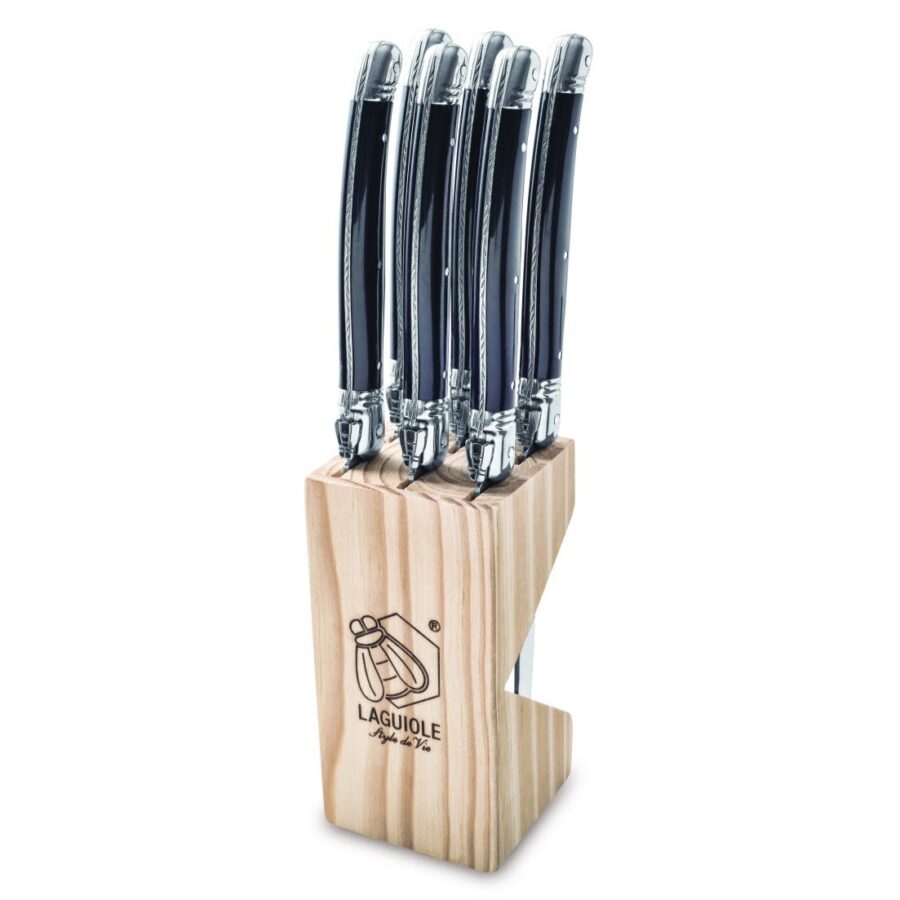 Style De Vie Laguiole Grillknivar Black Set 6 st - Bild 2