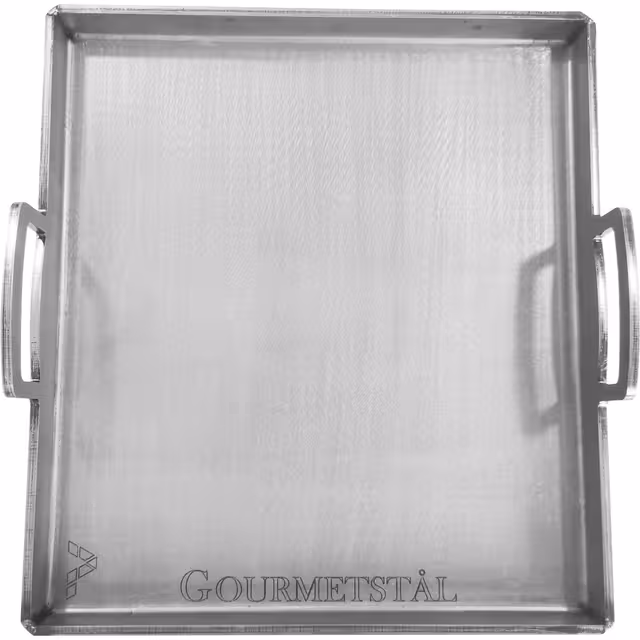 Gourmetstål Stekbord m. Handtag Uppvikt 34x39 cm