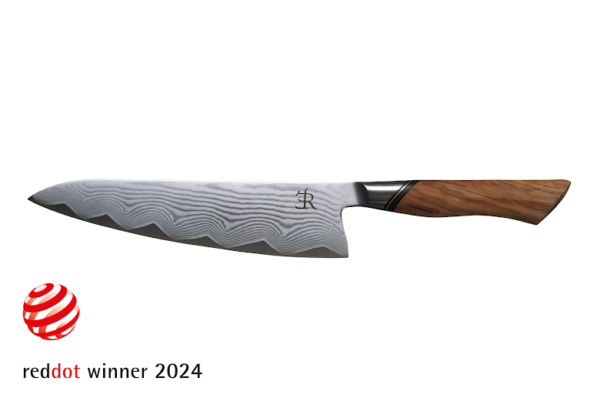 Ryda Knives Legacy Chef Kockkniv 20,5 cm Olivhandtag