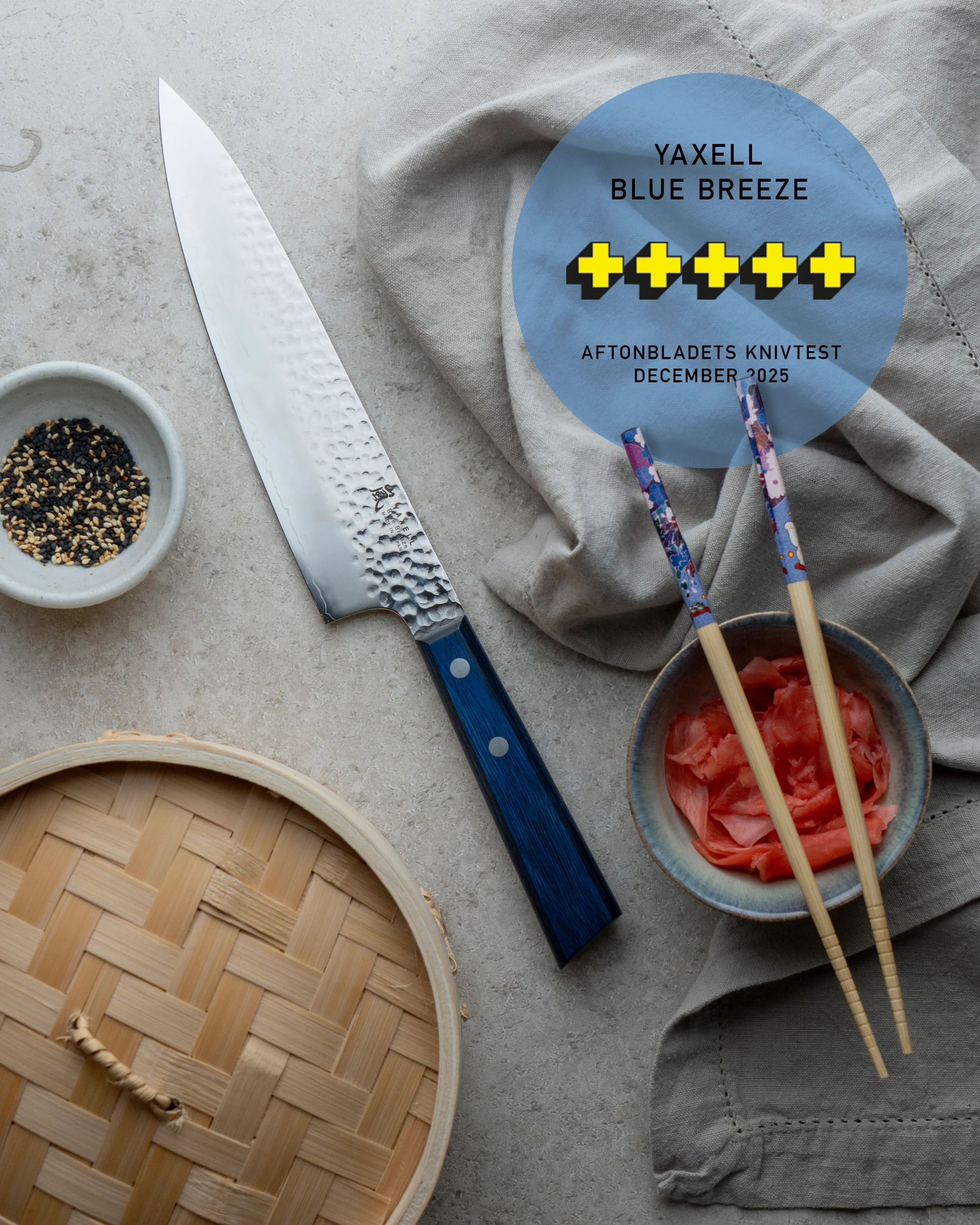 Yaxell Blue Breeze Kockkniv 20,5 cm - Bild 2