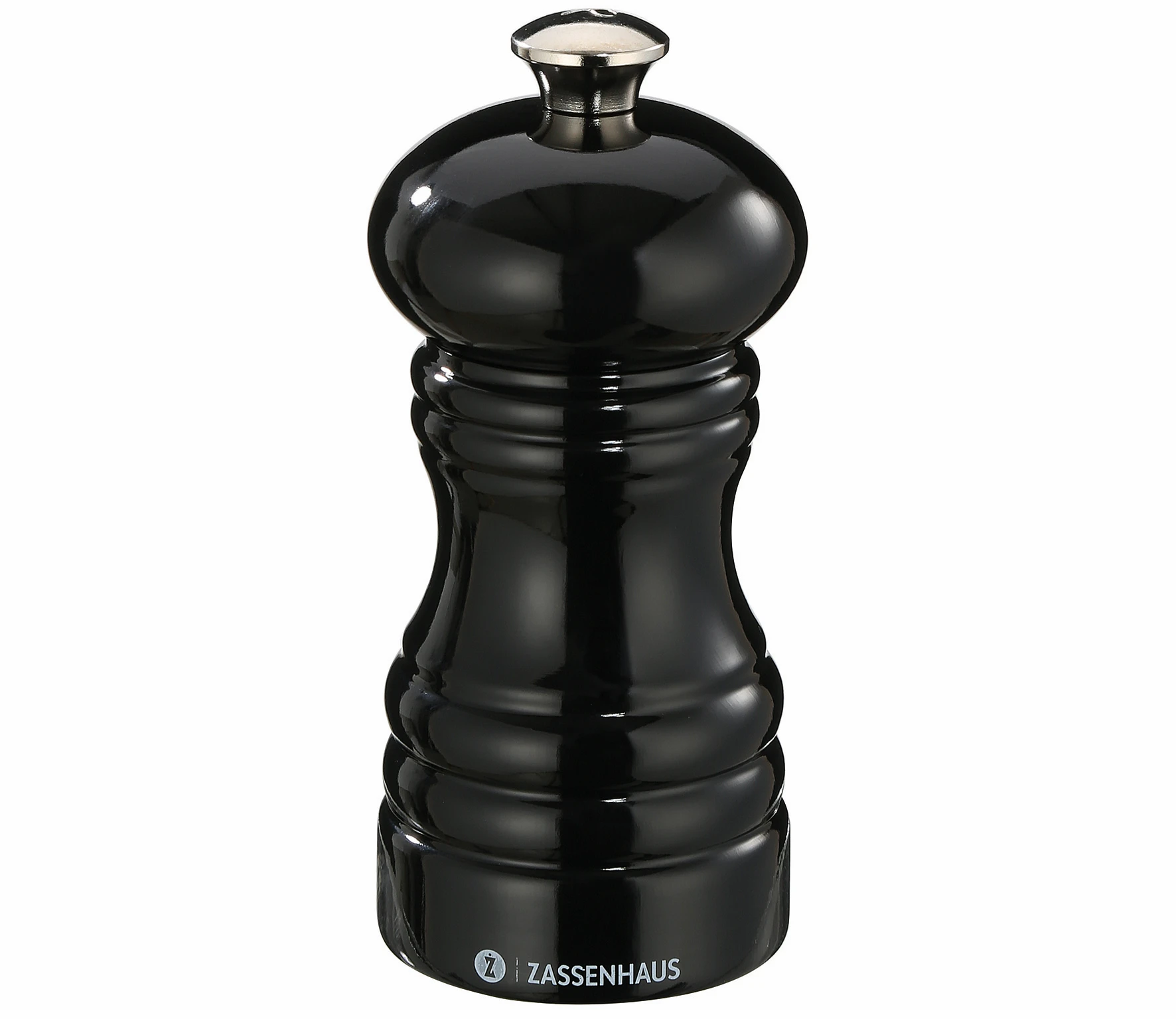 Zassenhaus Berlin Pepparkvarn 12 cm Blank Svart