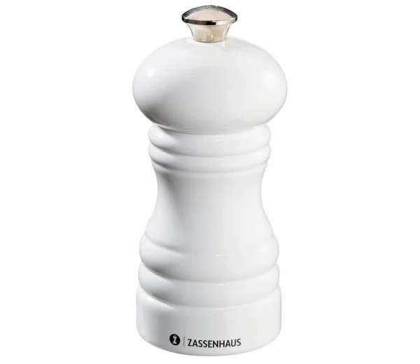 Zassenhaus Berlin Saltkvarn 12 cm Blank Vit