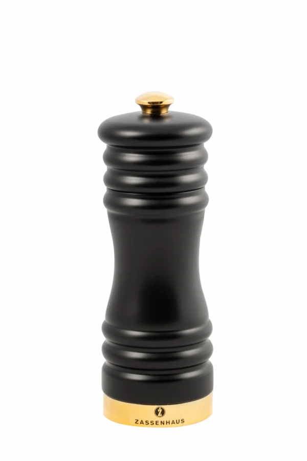 Zassenhaus Munchen Pepparkvarn 15 cm Matt Vit/Guld