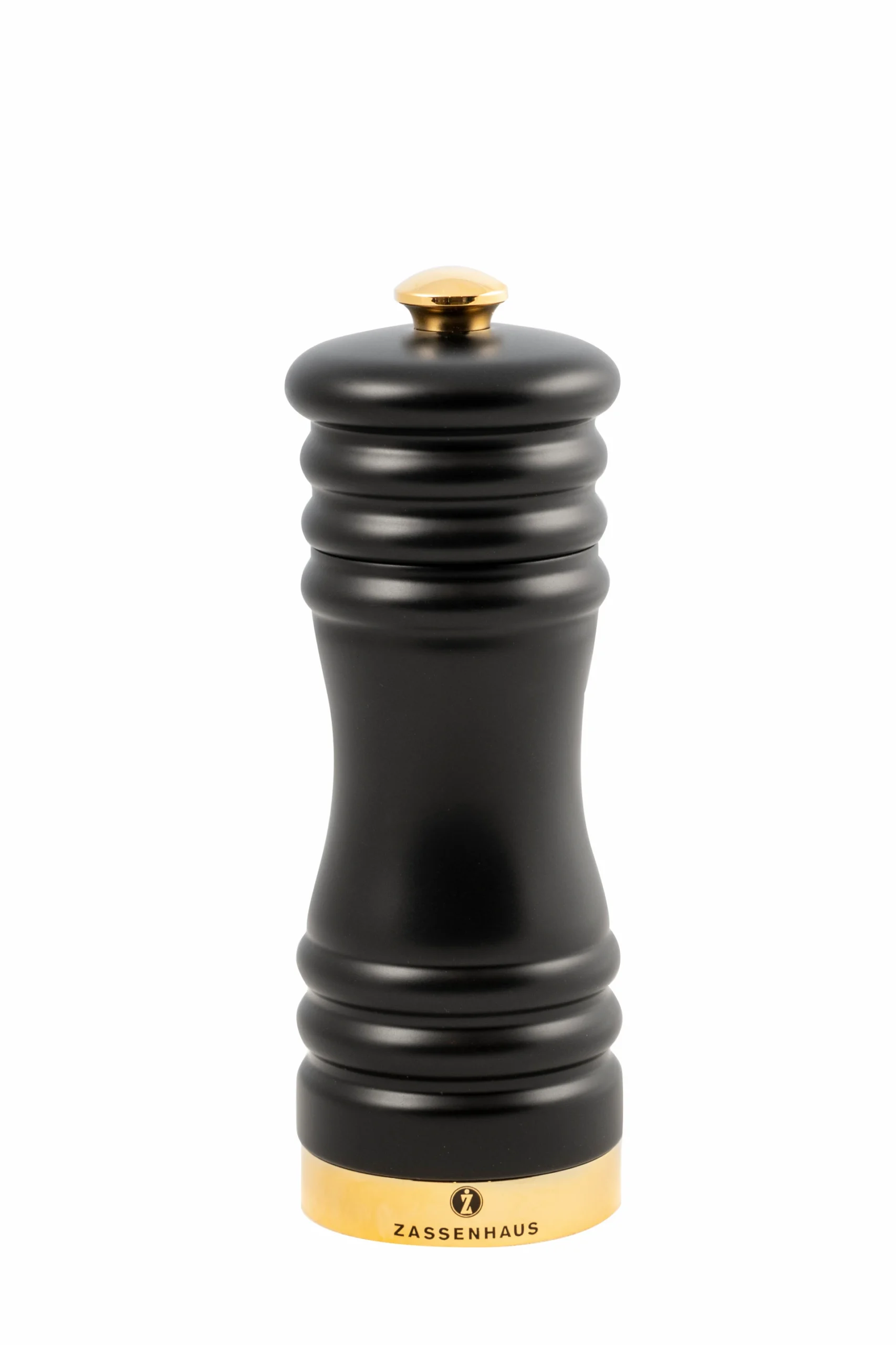 Zassenhaus Munchen Pepparkvarn 15 cm Matt Vit/Guld