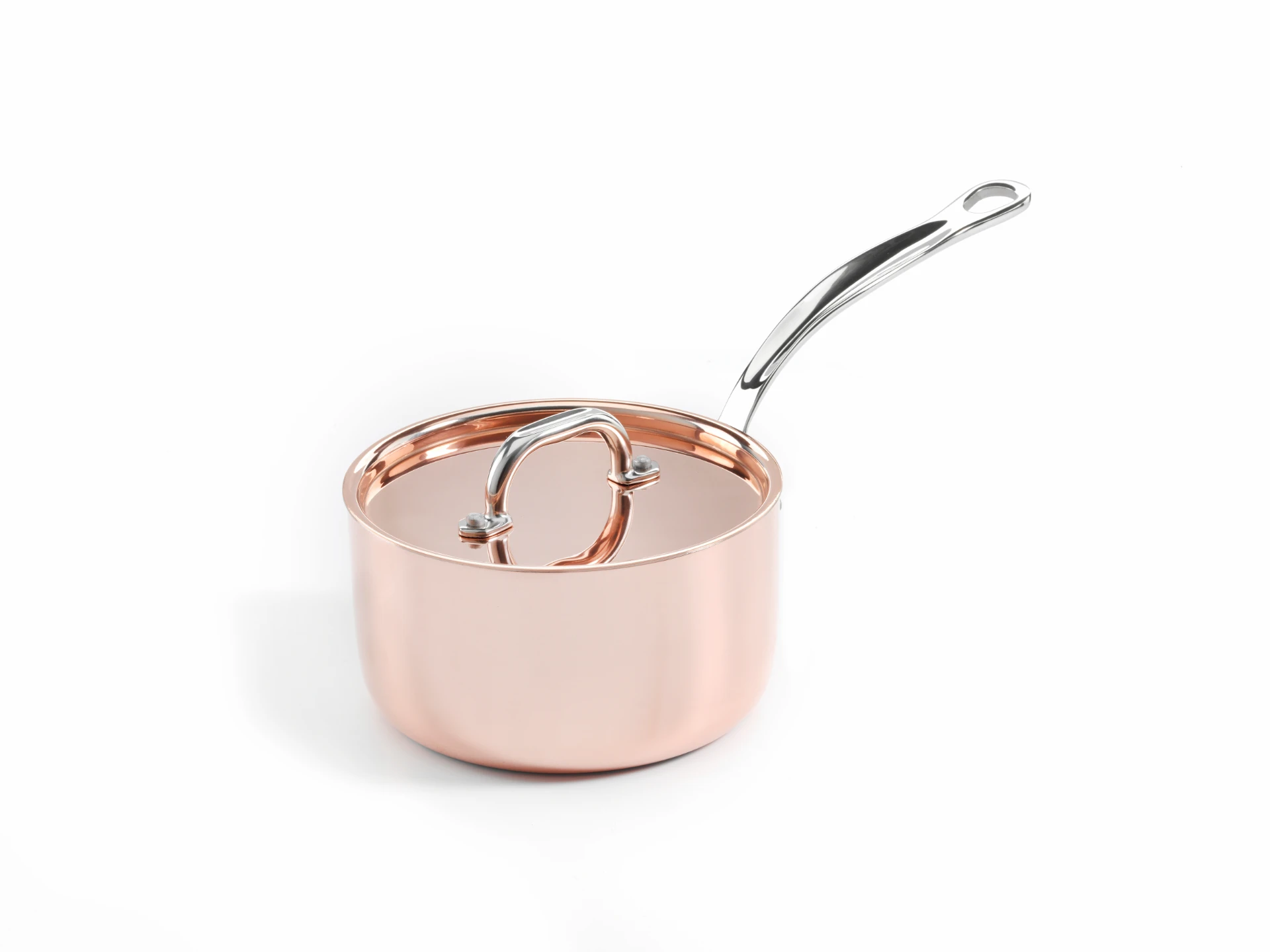 Samuel Groves Kastrull m. Lock Koppar Ø 16 cm 1,5 L - Bild 2
