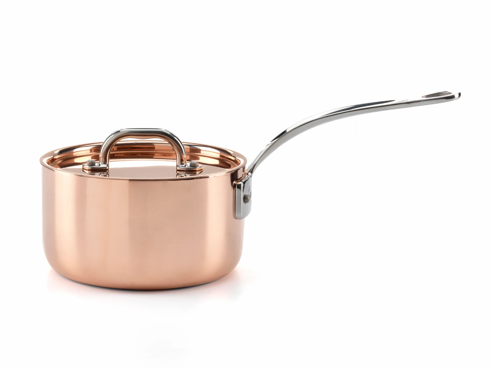 Samuel Groves Kastrull m. Lock Koppar Ø 16 cm 1,5 L
