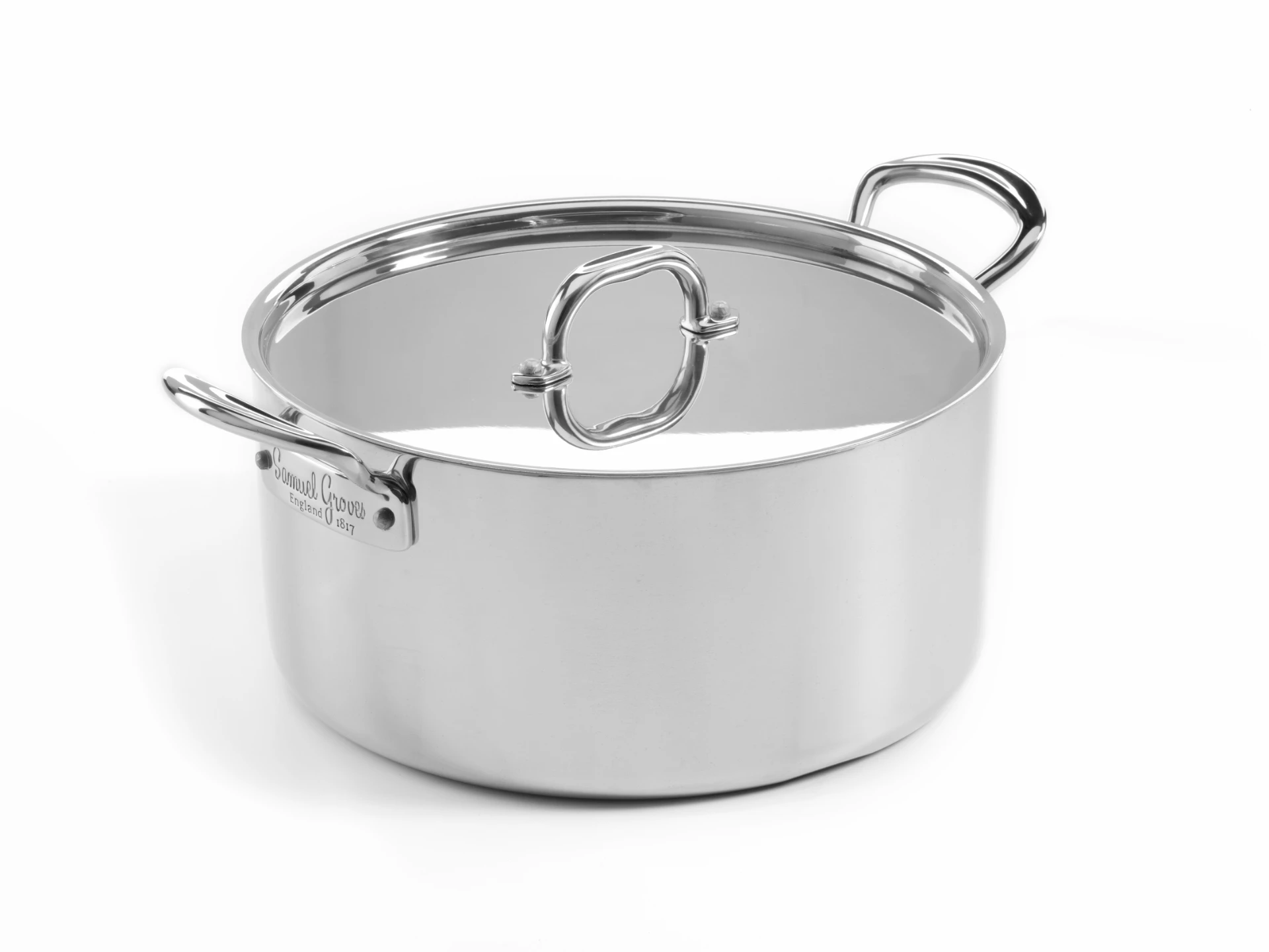 Samuel Groves Gryta m. Lock Classic Stainless Steel 5,0 L