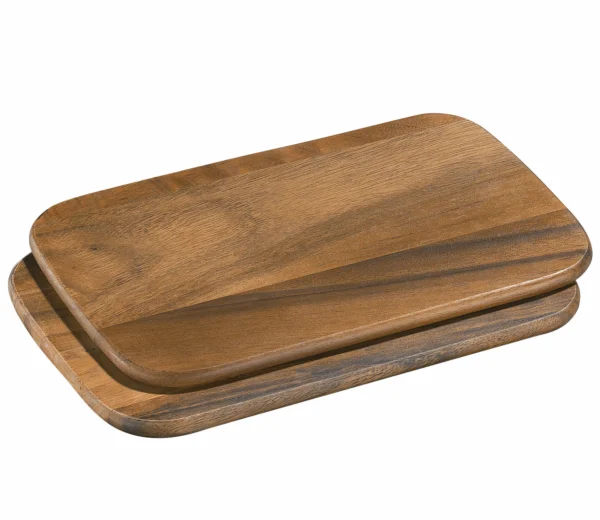 Zassenhaus Frukostbräda Akacia 2 delar 26x17 cm