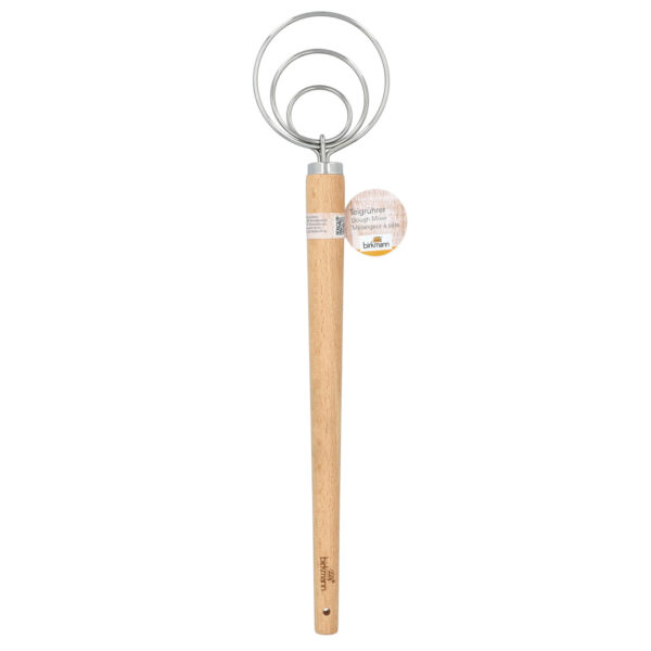 Birkmann Dansk Degvisp Spiral 34 cm Trähandtag