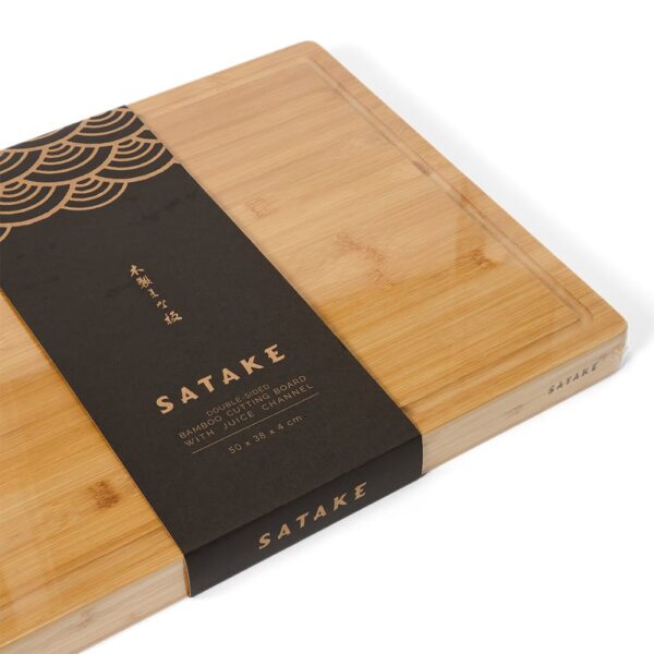 Satake Skärbräda Bambu 50x38x4 cm