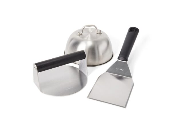 Satake Smashburger Set Rostfritt stål Svart Handtag