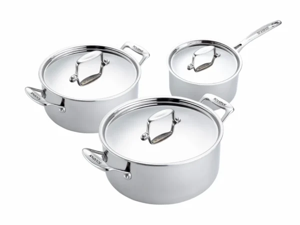Scanpan Fusion 5 Grytset 3 delar 1,9 L, 3,7 L & 5 L