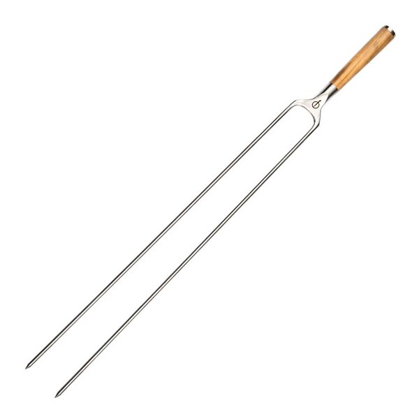 Forged Gaffelspett 50 cm Olivhandtag