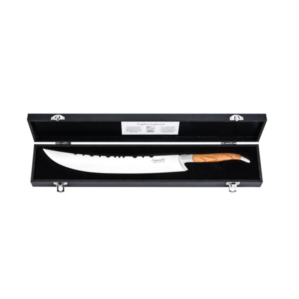 Laguiole Champangesabel Olivträhandtag 27 cm